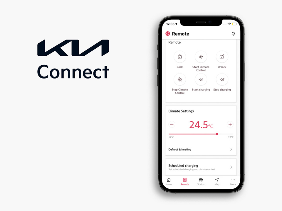 Kia XCeed ladbar hybrid: KIA CONNECT-tjenester 