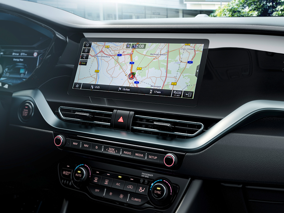 Kia Niro navigation system 10.25" touch screen
